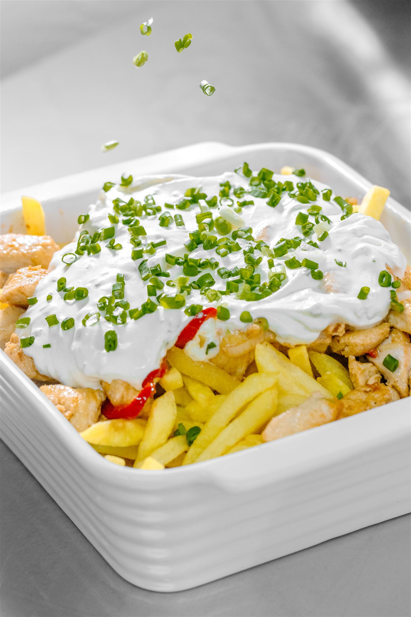 Papas gourmet para compartir de El Rusio